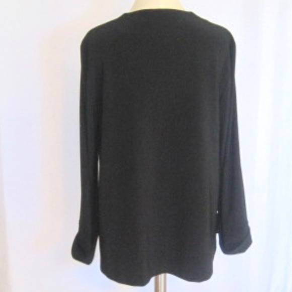 Joseph Ribkoff Asymmetric Jacket w/Cut Out Detail - Picture 3 of 9